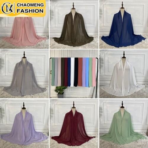 Scarf Mujer Abaya Dubai Islam Saudi Arabia Chiffon Stitching Lace Muslim Casual Hijab Caps Turban Headscarf Foulard Femme Shawl