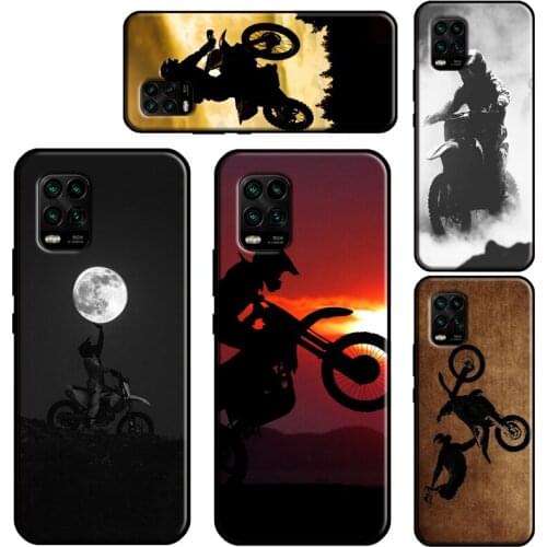 Freestyle Motocross Sport Phone Case For Xiaomi Mi 10T Pro 9 10 11 Lite Ultra A3 POCO F3 F1 F2 M3 Pro X3 Soft Cover
