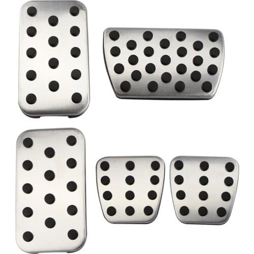 Zlord Stainless Steel Car Pedals for Honda Civic 2016+ CRV CR-V 2012+ Jade 2013+ AT MT Pedal Cover Auto Accessories