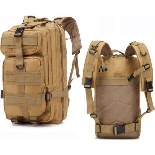 Tactical Backpack 3P Outdoor Sports Camping Trekking Travel Molle Bag Hiking Cycling Camouflage Bag Military Army Rucksack Men
