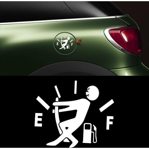 Funny Pull Fuel Tank Pointer Reflective Car Decal Sticker for Chevrolet Cruze Aveo Lacetti Captiva Cruz Niva Spark Epica Sonic