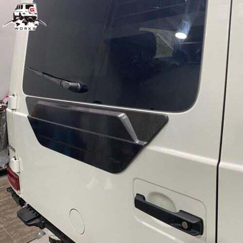 W464 tail door cover fit for G-class 2018-2020year tail door for G63 2020 carbon fiber or PP material