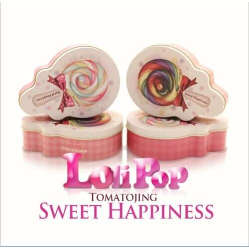 4pcs/lot Lollipop small tin box handmade candy case Iron Chocolate Box Gift package Wedding Party Decor Candy Box