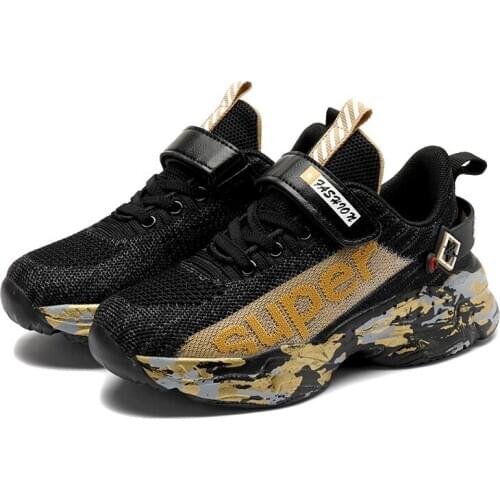 Kids Running Shoes Boys Basket Sneakers Breathable Summer Outdoor Sport Trainers Shoes Children Walking Shoes For Girls Footwear