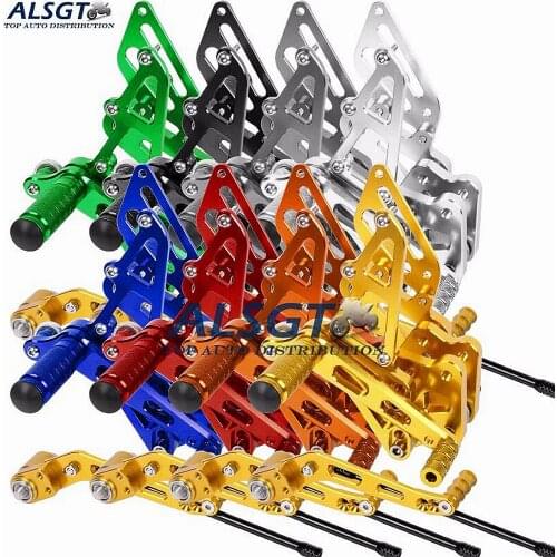 For Kawasaki ZX6R ZX-6R ZX 6R 2005 2006 2007 2008 CNC Foot Pegs Rearsets Rear Sets Brake Shift Motorcycle 8 Color High-quality
