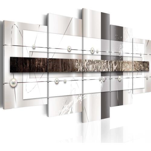 Home Decor 5D DIY Diamond Embroidery 5 Pcs Painting Abstract Full Round Drill Cross Stitch Picture Modern Handmade gift Wall Art