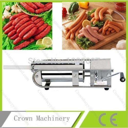 2L Horizontal sausage stuffer with plastic plunger