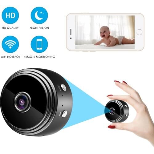 1080P WIFI Home Security Night Vision Motion Detection Wireless IP Cam Mini Camera With Remote Indoor Smart Control