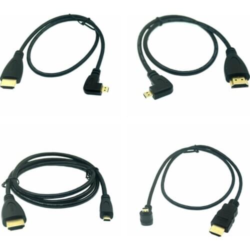 Micro HDMI-Male To HDMI-Male Adapter Cable 15CM For GoPro Sony A5100 A6000 A6300 Camera Lenovo Yoga 3 Pro, ASUS ZenBook Laptop