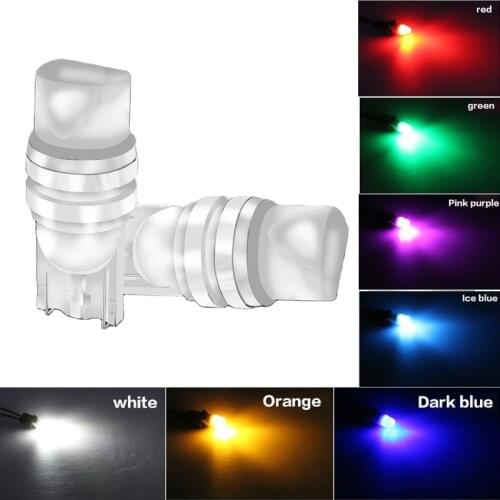 2/5PCS W5W T10 LED Bulbs ceramics 12V 6000K White 194 168 Car Interior Map Dome Lights Reading Parking Light Auto Signal Lamp