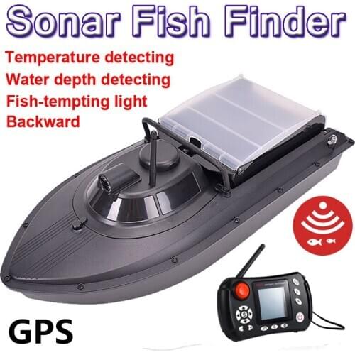 Fishing Finder Smart RC Bait Boat 2BG positioning GPS zero noise 2.4G Function Speed: 1 m/s Night Light Lure