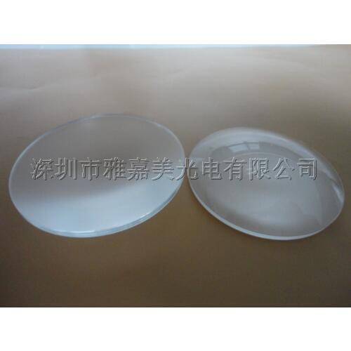 Power LED lens diameter 48.5mm Shamian Plastic Plano Convex lens,led optical lens,Led reflector lens
