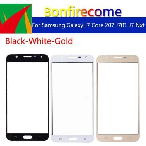 10pcs\lot For Samsung Galaxy J7 Core 2017 J7 Nxt J7 Neo J701 J701F J701DS J701M LCD Front Outer Glass Touch Screen Lens