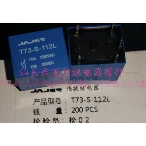 Relays T73-S-112L T73-1C-12V