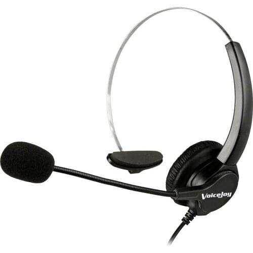 RJ9 Plug headset with mic for AVAYA 2400 4600 Series, Aspire, Dterm Nortel Norstar Meridian ShoreTel Siemens ROLM Packet8 etc