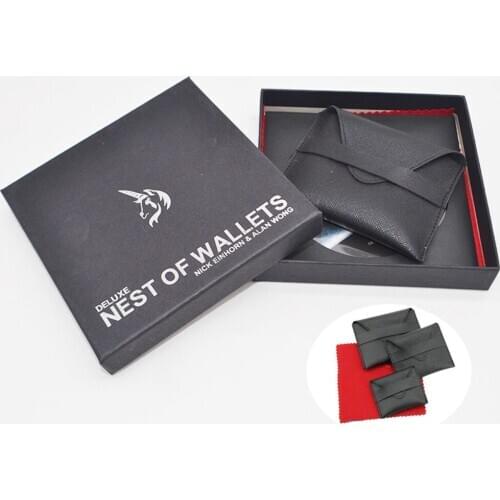 Deluxe Nest of Wallet Magic Tricks Stage Close Up Magia Appearing Magie Mentalism Illusion Gimmick Props Magicians