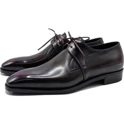 Derby Style Bridegroom Wedding Dress Male Shoes Formal Best Men Shoes Office Original Business Designer Shoes