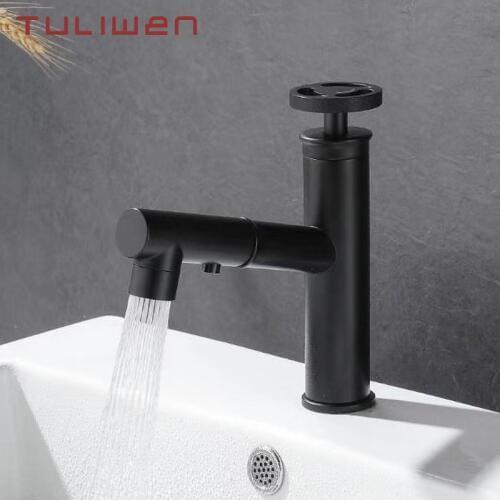 TULIWEN Pull-out Bath Mixers With Shower Head
