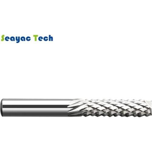 Solid Carbide Tungsten Corn Teeth Endmill for CNC Machine Processing endmills 10pcs/box