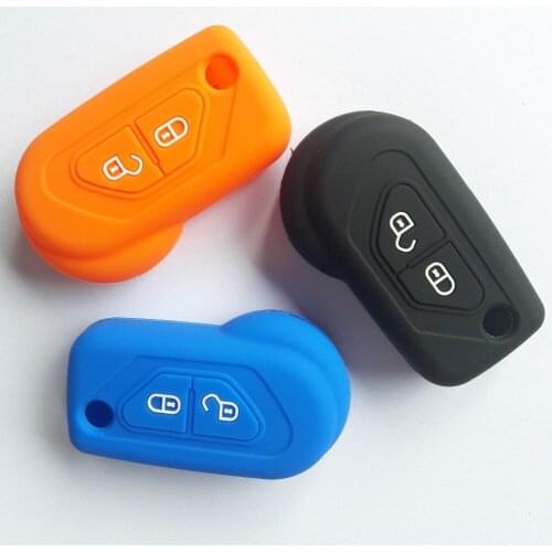 Car Styling Silicon Smart Key FOB Cover Holder For DS3 C2 C3 C4 C5 Keyless Shell 2 Button