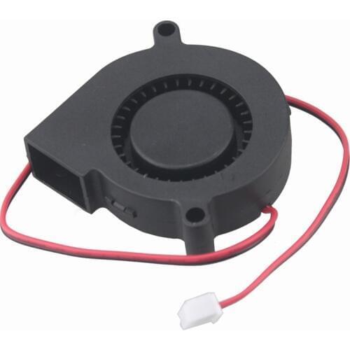 2 PCS Gdstime 5cm Blower Cooling Fan 12V 0.12A DC Machine Equitment Exhaust 50x15mm 50mm x 15mm 5015 12Volt Cooler