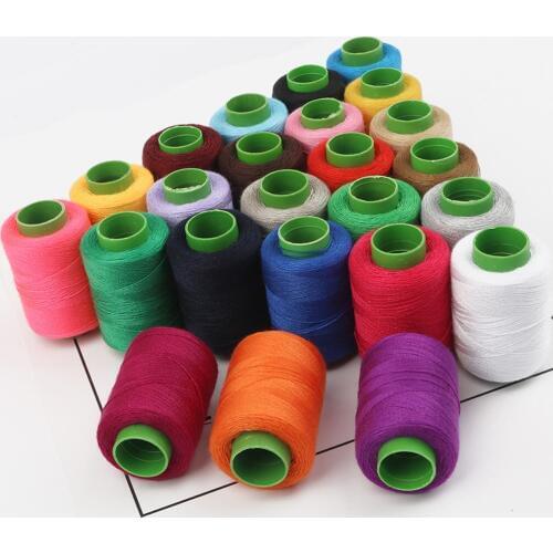 High Tenacity Cotton Machine Embroidery Sewing Macrame Threads Hand Sewing Thread Craft Patch Steering-wheel Sewing Supplies