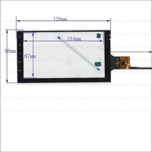 ZhiYuSun for ELEMENT-5 7701 compatible 7inch capacitive screen for Car DVD, ELEMENT-5 GPS Navigator screen glass