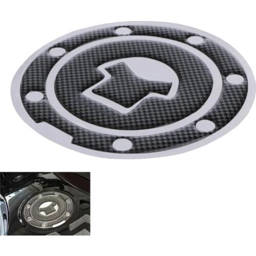 1Pcs Carbon Fiber Fuel Gas Oil Cap Tank Pad Tankpad For Honda Protector For Motorcycle Sticker Universal Kawasaki Y9X2