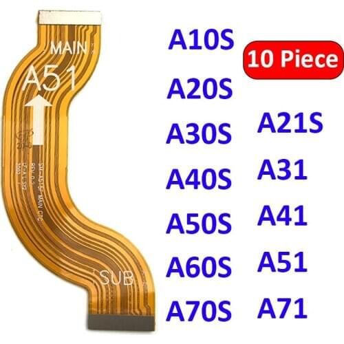 10Pcs Main Motherboard Connect Mainboard Flex Cable For Samsung Galaxy A10S A20S A30S A40S A50S A60S A70S A31 A41 A51 A71 A21s