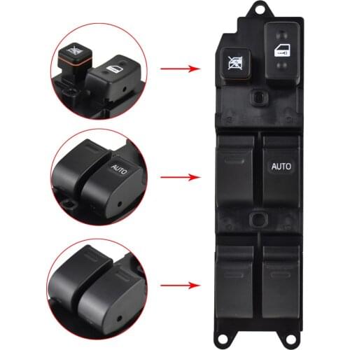 84820-22310 8482022310 84810-32070 Power Window Lifter Controller Master Control Switch For Toyota Landcruiser 80 Series