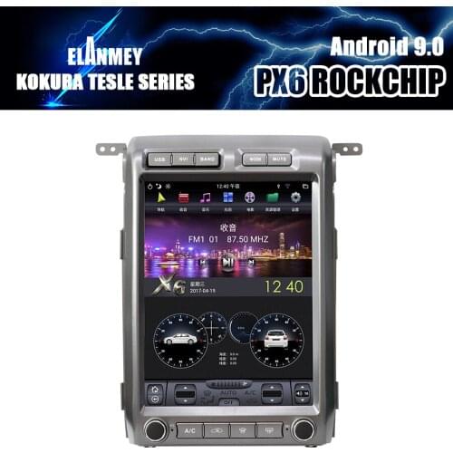 PX6 2 Din Car Radio Bluetooth Screen Android 9.0 GPS Navigation Multimedia Player For Ford F150 2015 2016 AutoRadio Head Unit