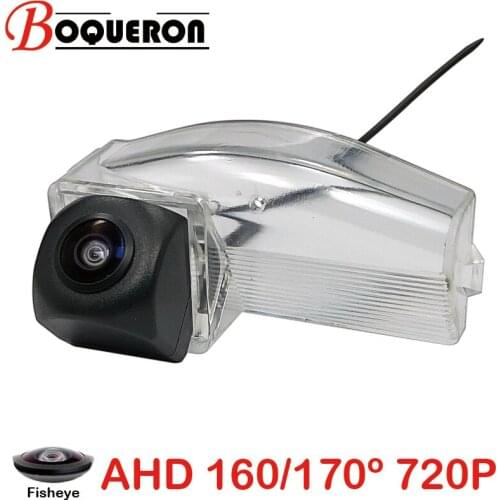Fisheye 170 Degree 1280x720P AHD Car Vehicle Rear View Reverse Camera for Mazda Axela 2 Demio 3 Sedan / Hatchback