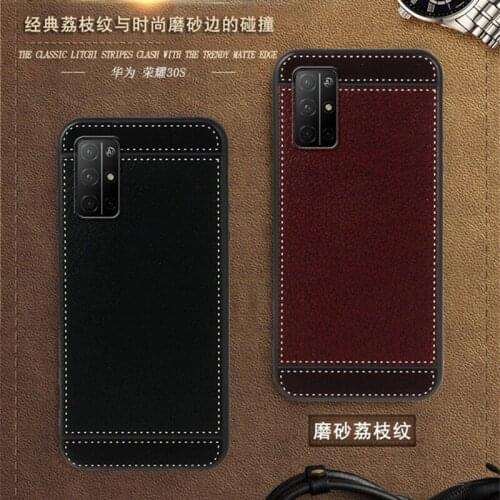 For Honor 30S CDY-AN90 AN95 Case Huawei Honor30S Black Red Blue Pink Brown 5 Style Fashion Mobile Phone Cover