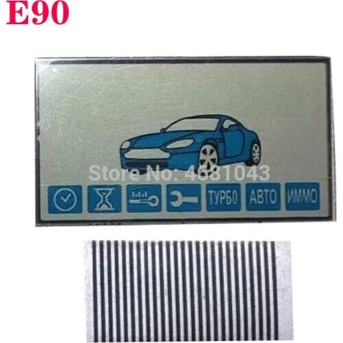 E90 Lcd Display Screen Flexible Cable for Starline E90 LCD Remote Control Key Fob E90 lcd display + Zebra Stripes