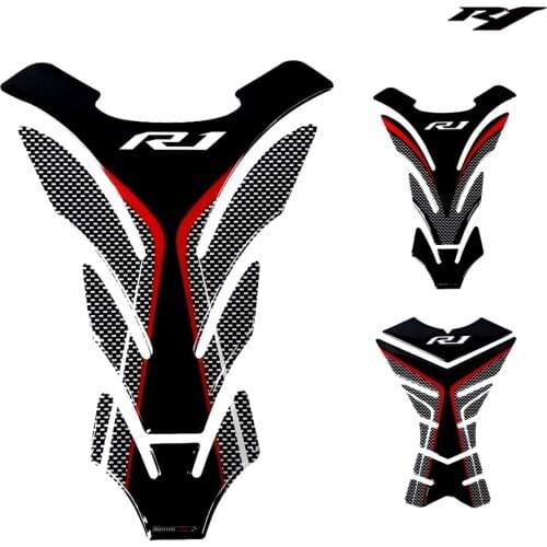 Motorcycle 3D rubber sticker emblem decal for yamaha YZF-R1 R1 Tank all years