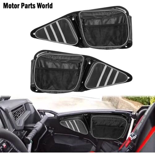 Front Side Door Storage Knee Pad Bag Heavy Duty Black Left&Right For UTV For Polaris For RZR XP 1000 900 S 2014-2016 2017 2018