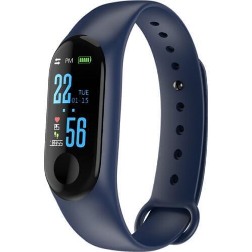 New Smart Watch Blood Pressure wristband Sports Fitness Heart Rate Tracker IP67 Waterproof band Pedometer For IOS Android M3-2