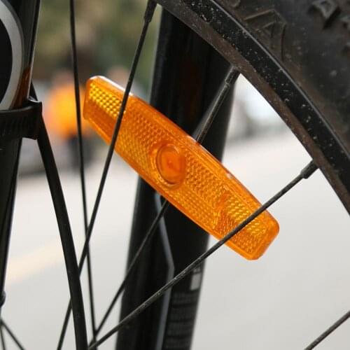 Bike Spoke Reflector 4pcs Mountain Bike Fish-shaped Steel Rim Spoke Reflectors Bicycle Wheel Rim Reflective Light Cycling Parts
