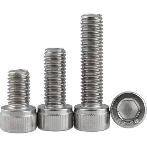 2PCS Hexagon Head Screw 304 Stainless Steel Cup M6*120mm