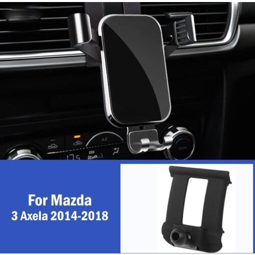 Car Mobile Phone Holder GPS Gravity Mounts Stand Navigation Bracket For Mazda 3 Axela 2014 2015 2016 2017 2018 Car Accessories