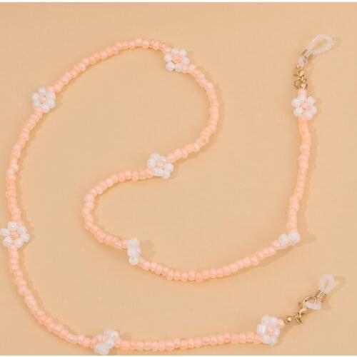 Crystal Beaded Glasses Chains Bohemian yeglass Rope Sunglasses Cord Face Mask Chain Holder Trendy Neck Strap Gift For Women