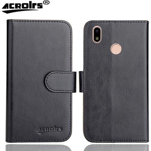 BQ 6035L Strike Power Max Case 6" 6 Colors Flip Soft Leather Crazy Horse Phone Cover Stand Function Cases Credit Card Wallet