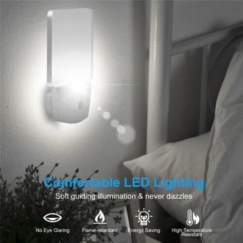 Intelligent Human Body Induction Night Light Creative Bedside Table Lamp Night Corridor Lighting Night Light Four Light Colors