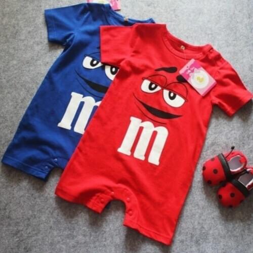 New Born Baby Clothes Cute Infant Baby Boys Girls Short Sleeve Romper Jumpsuit Playsuit Summer Clothes Outfits 0-18M