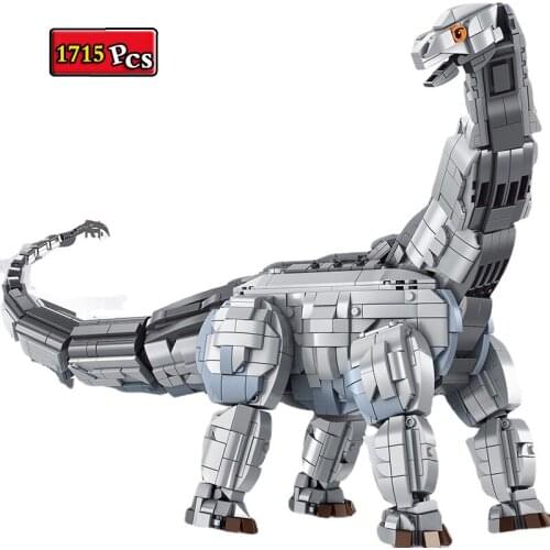 Jurassic Dinosaur Series Cretaceous Giant Brontosaurus Model Building Blocks Bricks Toys Christmas Gifts