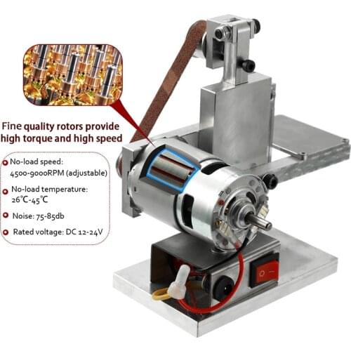 Multifunctional Grinder Mini Electric Belt Sander DIY Polishing Grinding Tool LB88