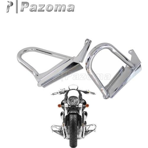 Pazoma Motorcycle 1 pair Engine Guard Highway Crash Bar for Suzuki Boulevard M109R 2006-2011
