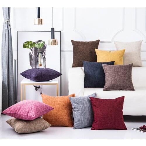 Solid Color Luxury Cushion Cover Car Pillowcase Throw Outdoor Garden Cushions Gazebo Office Desk Chair Home Decorative 40cm/45cm