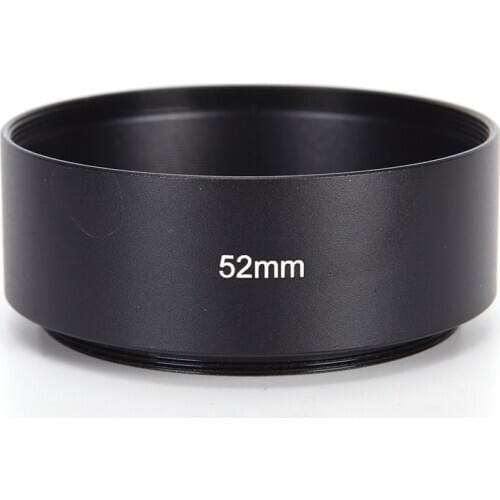 High Quality Lens Hood 52mm Metal Camera Lens Hood For Canon Nikon 50mm F1.8 Tool Accessories