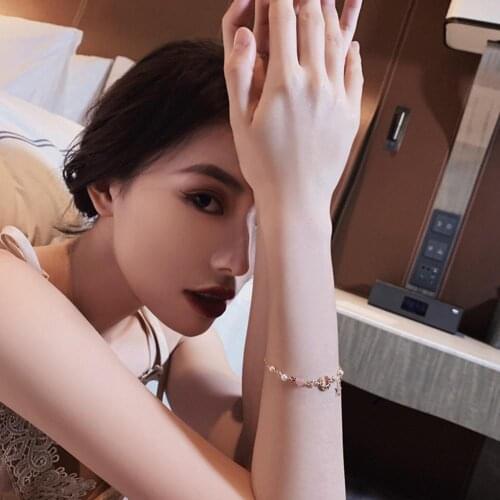 Star & Moon Pendant Friendship Bracelets For Women Adjustable Fashion Gold Chain Charm Bracelet Jewelry Best Friends Gift Girls